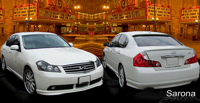 Custom Infiniti M35  Sedan Body Kit (2006 - 2007) - $1290.00 (Manufacturer Sarona, Part #IF-010-KT)